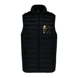 DOUDOUNE SANS MANCHES (enfant) - Ecuries de Nonville - Noir - K6115