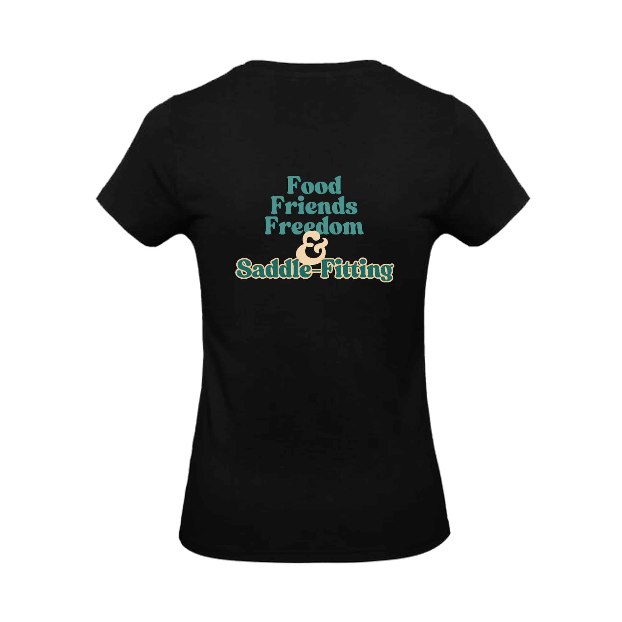 T-Shirt Bio Premium (femme) - Optimo Riding - Noir - BC049 – Image 3