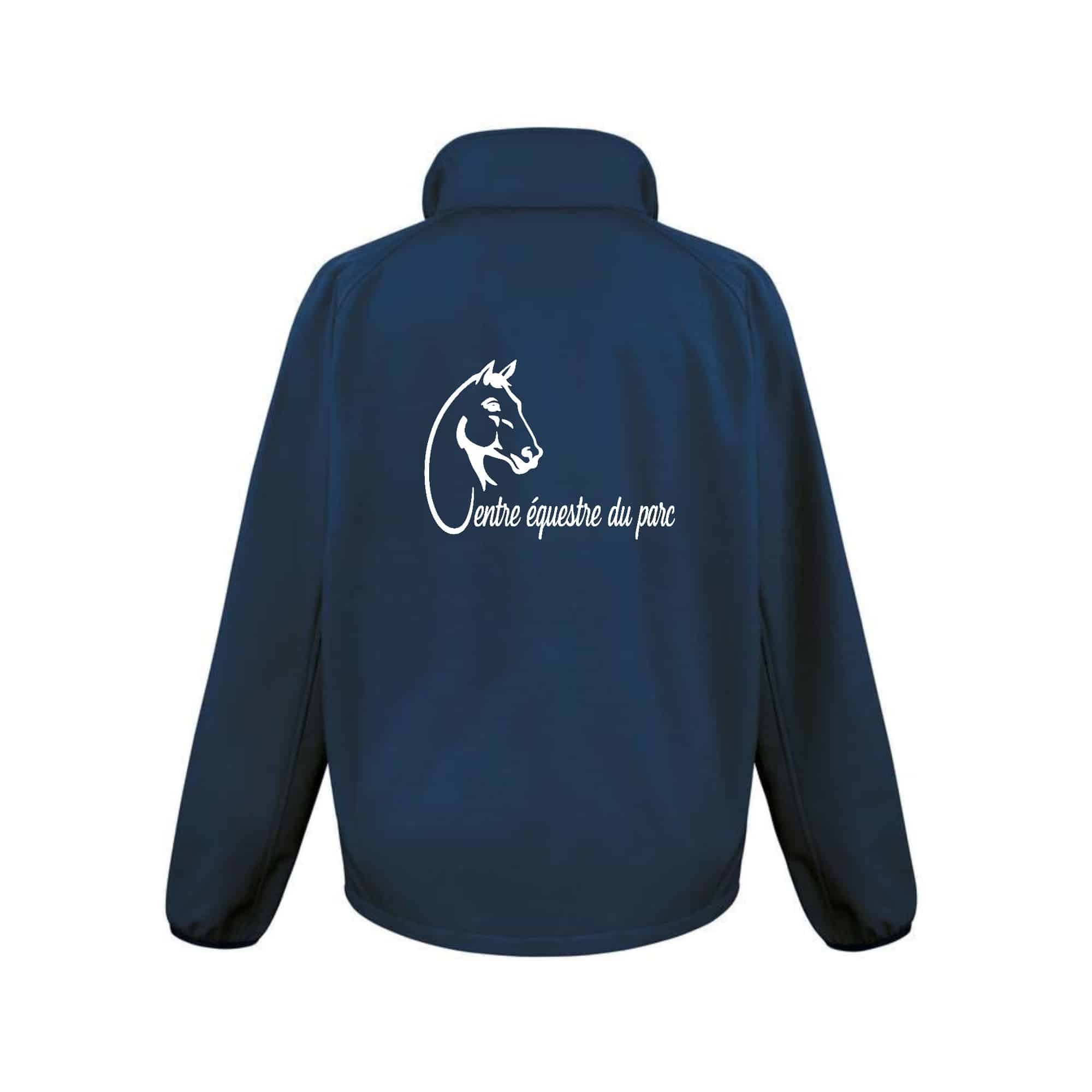 SOFTSHELL ECO (femme) – centre équestre du parc - Navy - R231F – Image 3
