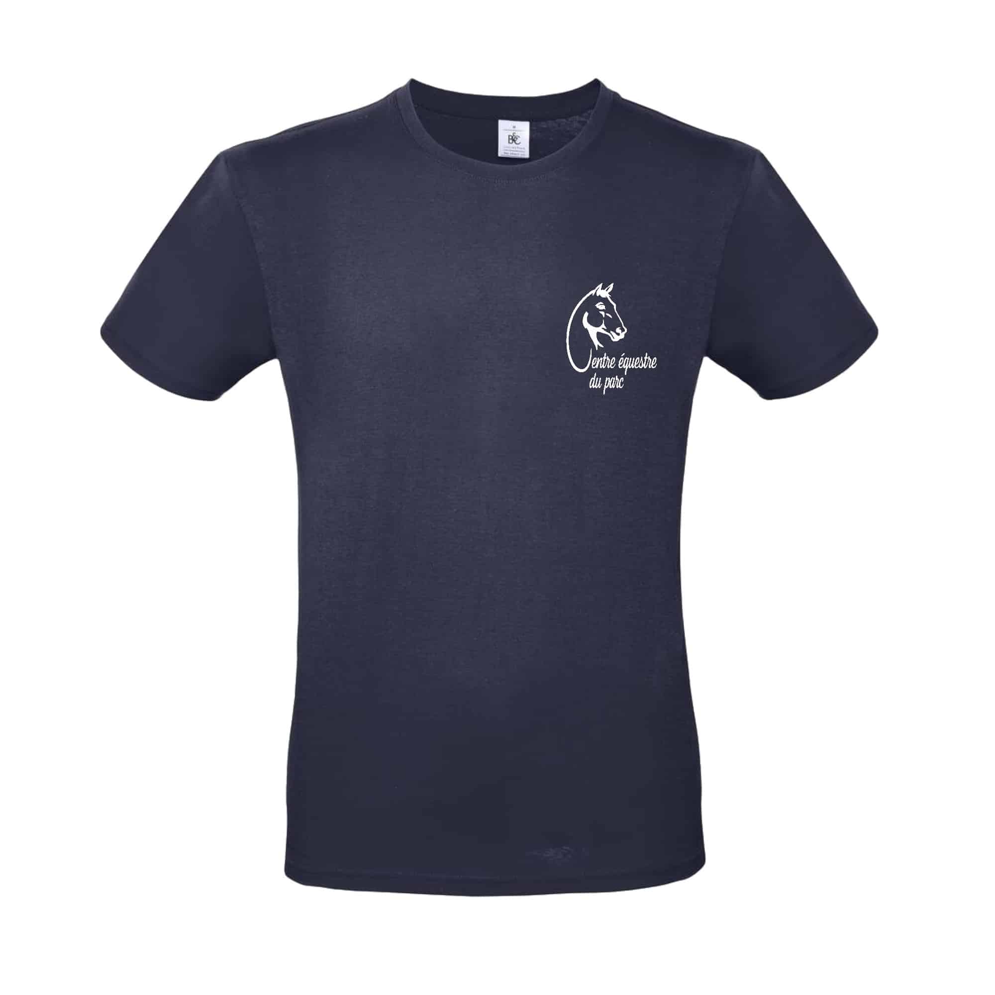 T-SHIRT (enfant) - centre équestre du parc - Navy - BC03TK