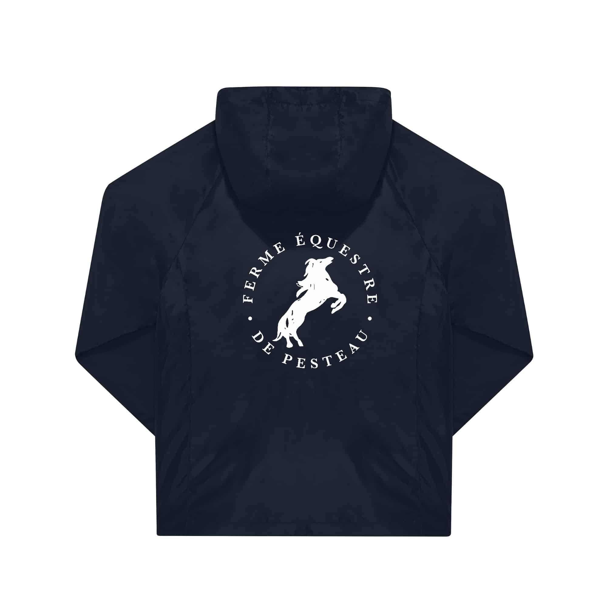 COUPE-VENT (unisexe) - Ferme équestre de Pesteau - Navy - BC630 – Image 3