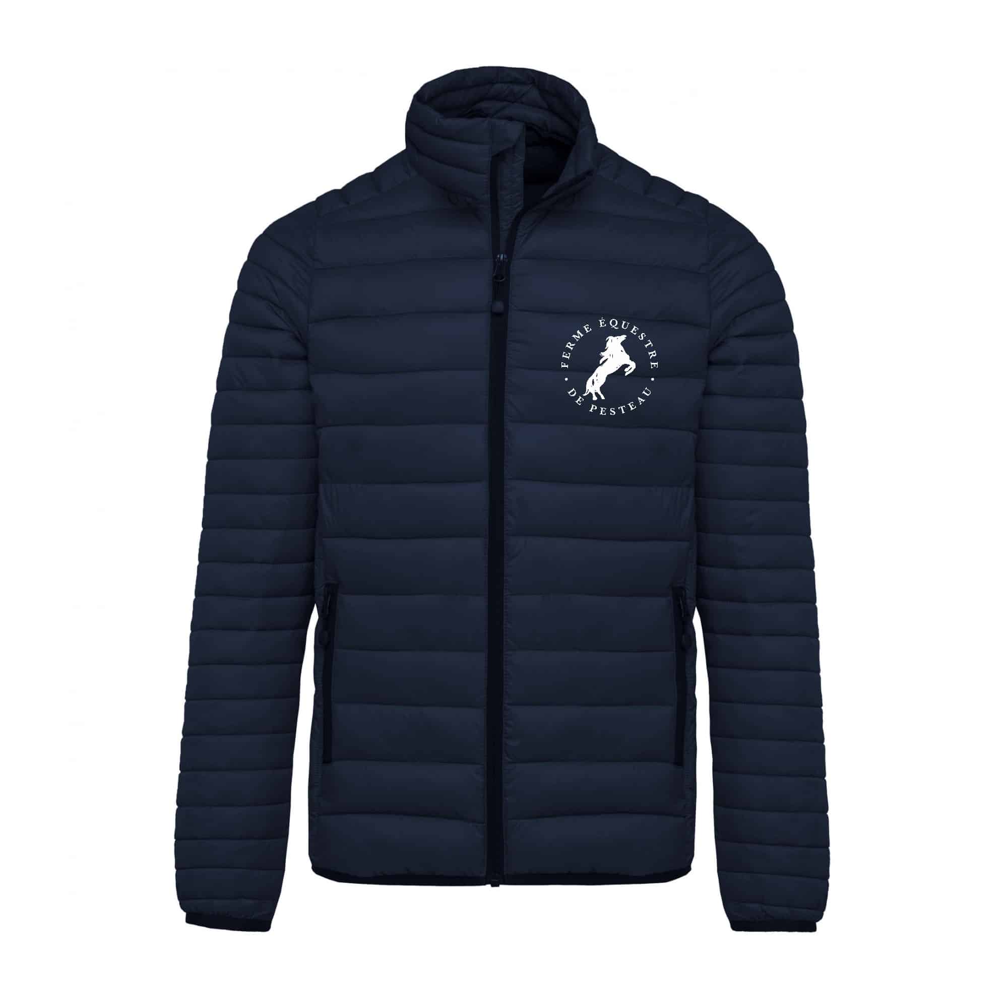 DOUDOUNE AVEC MANCHES (homme) - Ferme équestre de Pesteau - Navy - K6120