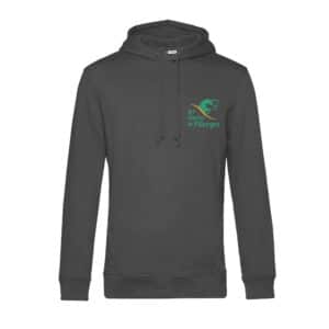 SWEAT A CAPUCHE (homme) - Les Écuries de Pilorges - Gris Anthracite - BCU33B