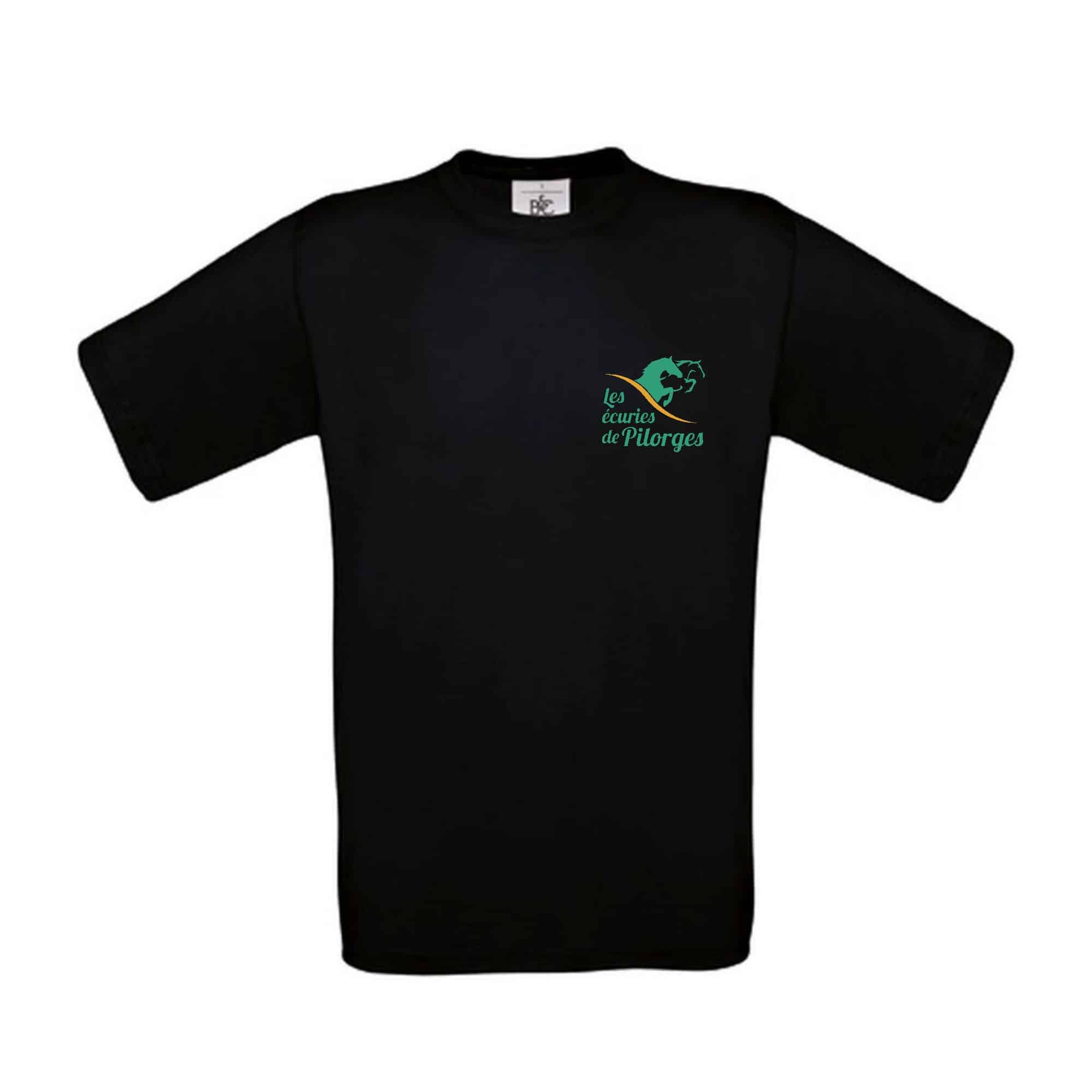 T-SHIRT (enfant) - Les Écuries de Pilorges - Noir - BC03TK