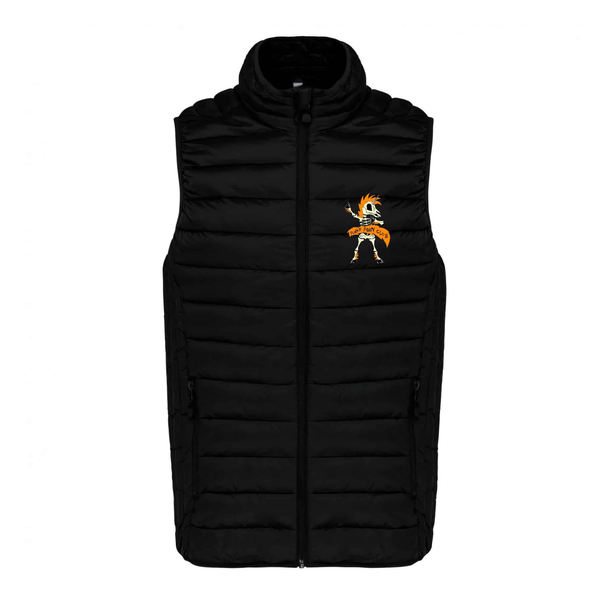 DOUDOUNE SANS MANCHES (homme) - Le punky pony club - Noir - K6113 – Image 5