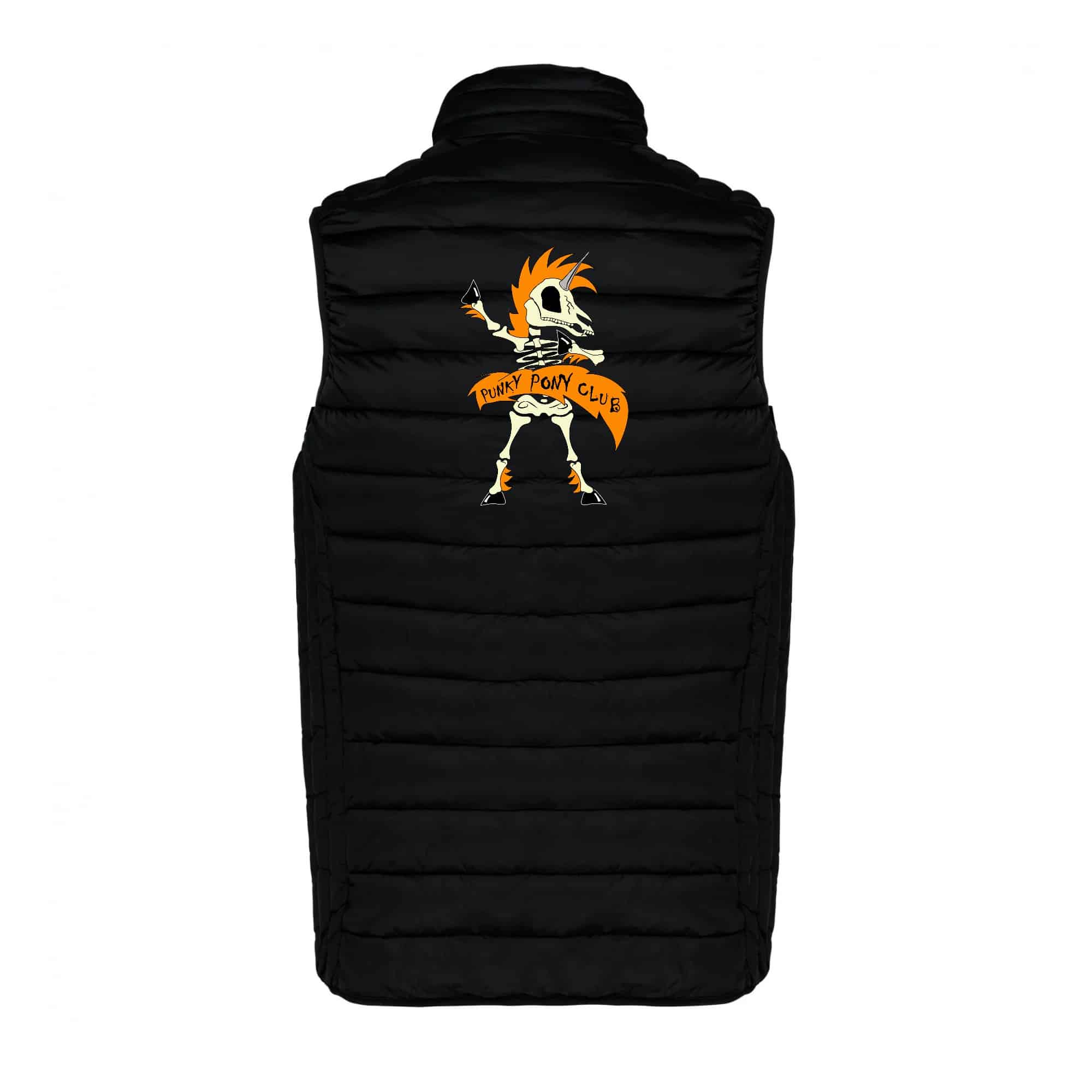 DOUDOUNE SANS MANCHES (homme) - Le punky pony club - Noir - K6113 – Image 4