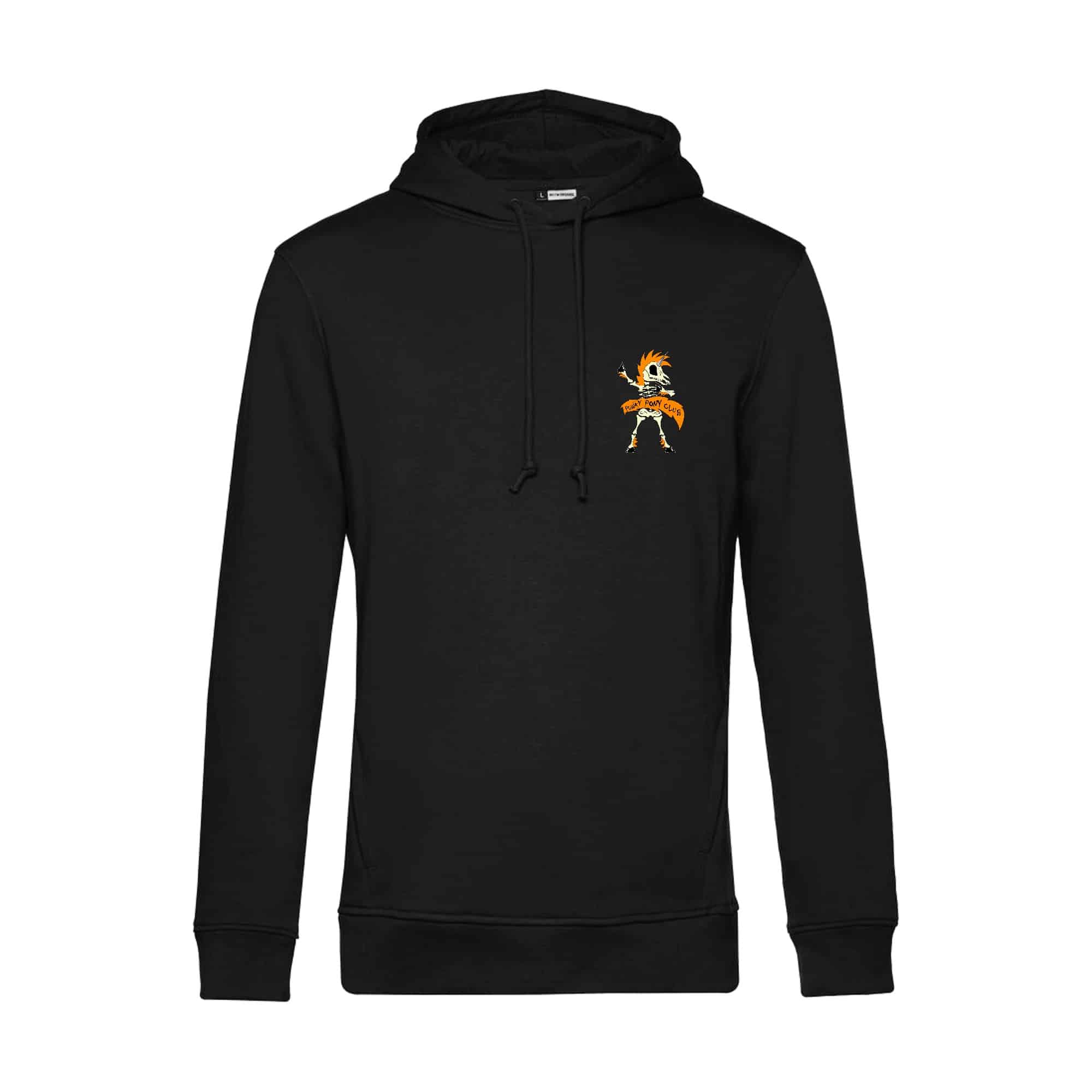 SWEAT A CAPUCHE (homme) - Le punky pony club - Noir - BCU33B – Image 4