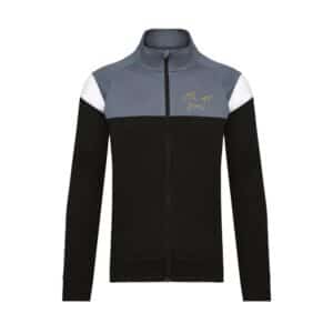 Veste de survêtement zippée (enfant) - L’écurie du pavillon d’étiolles - Noir - PA391