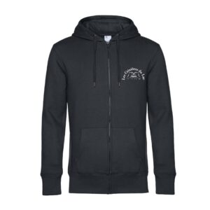 SWEAT ZIPPÉ (Homme) - Les crinieres du lac - Gris Anthracite - BCU03K