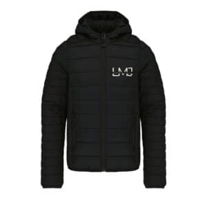 DOUDOUNE AVEC MANCHES ET CAPUCHE (enfant) - LMJ - Academy - Noir - K6112