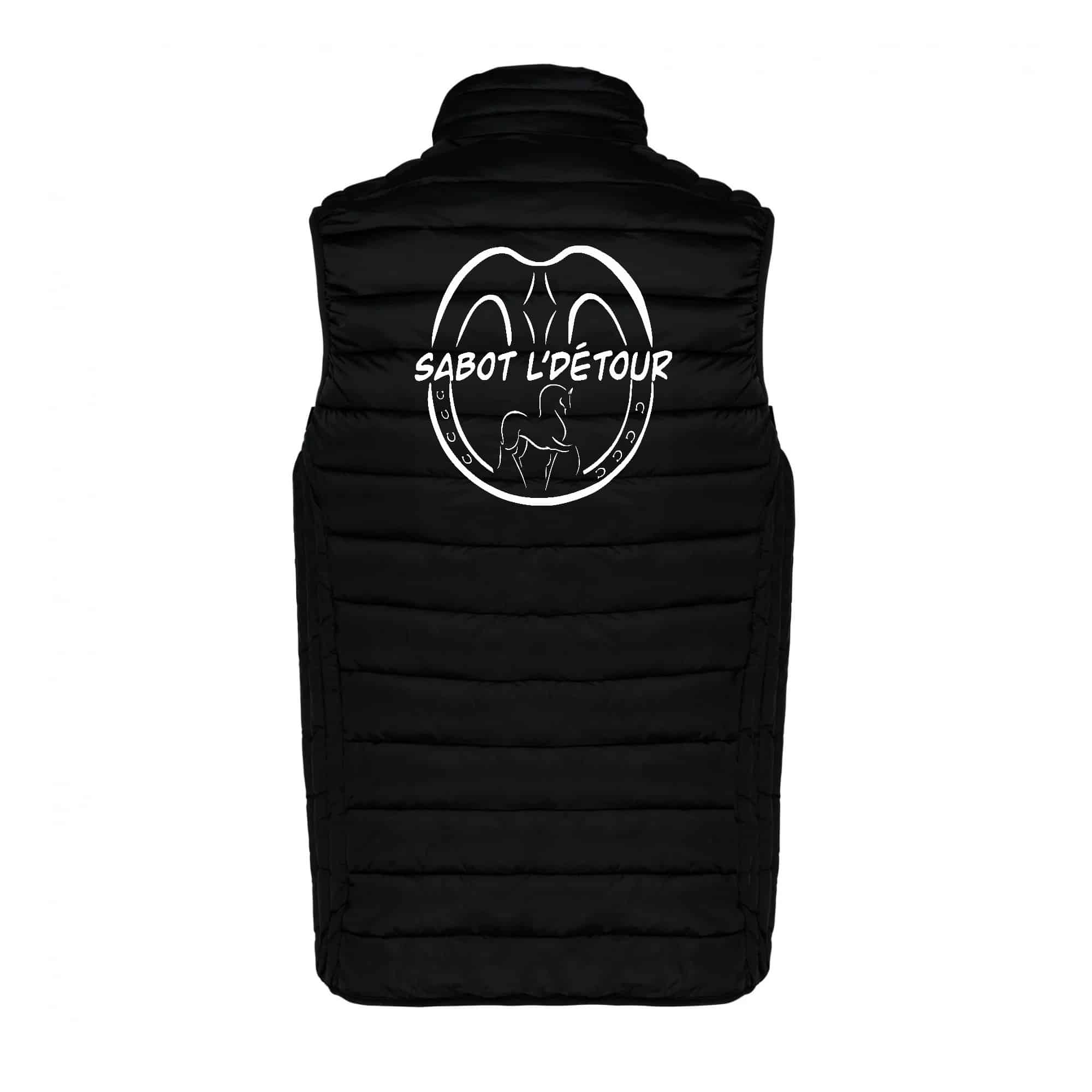 DOUDOUNE SANS MANCHES (femme) - Sabot l'détour - Noir - K6114 – Image 3