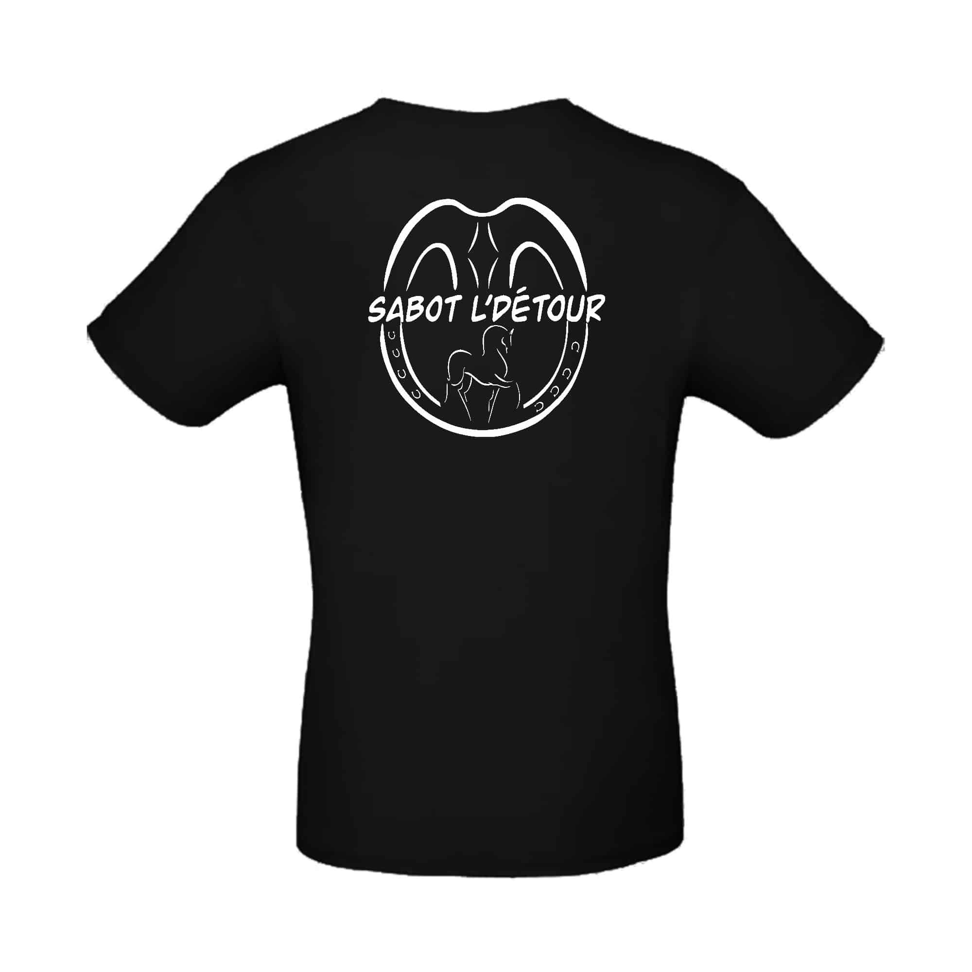T-SHIRT (enfant) - Sabot l'détour - Noir - BC03TK – Image 3