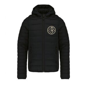 DOUDOUNE AVEC MANCHES ET CAPUCHE (enfant) - centre équestre de saint félix - Noir - K6112