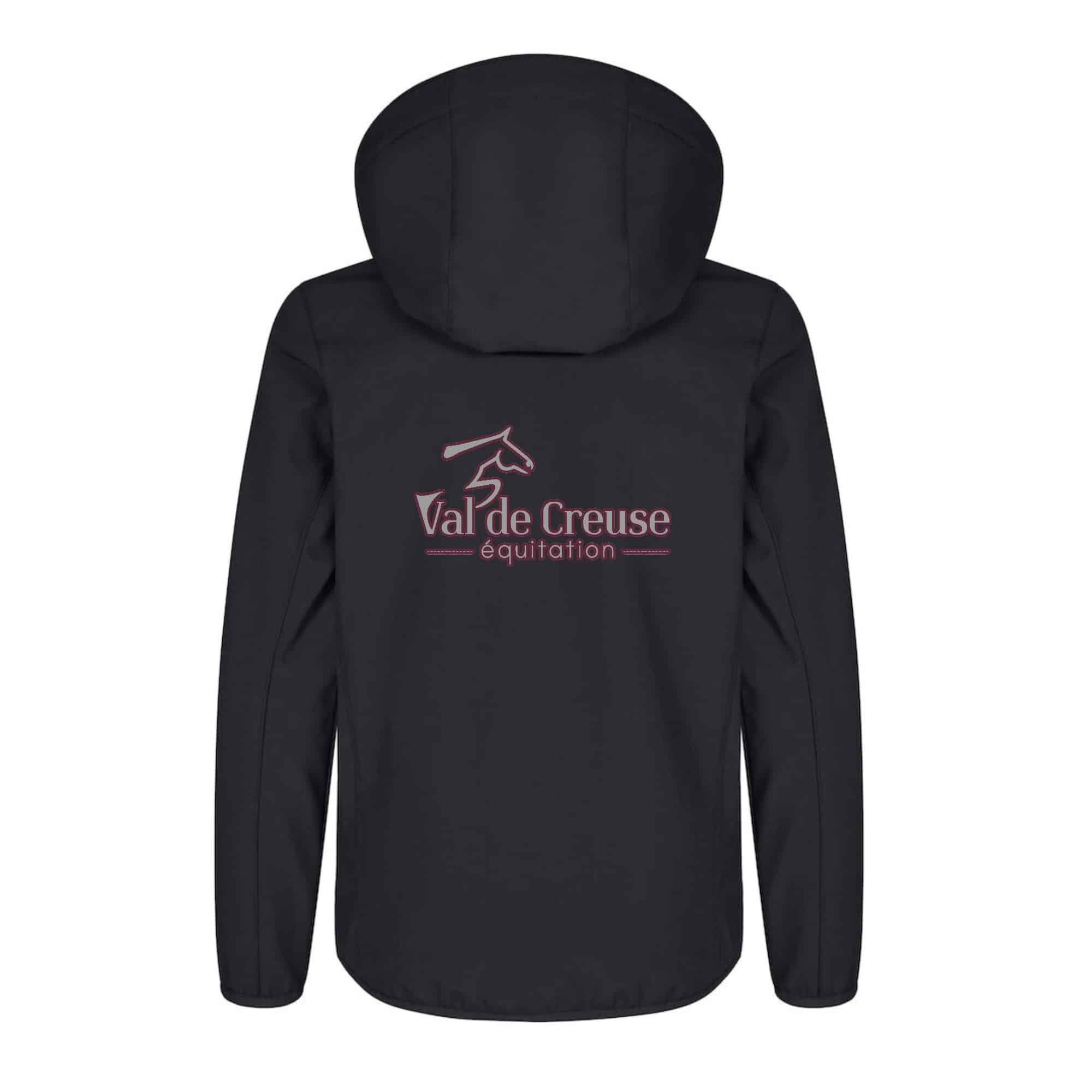 SOFTSHELL ''Classic'' (enfant) - VAL DE CREUSE EQUITATION - Noir - 0200909 – Image 3