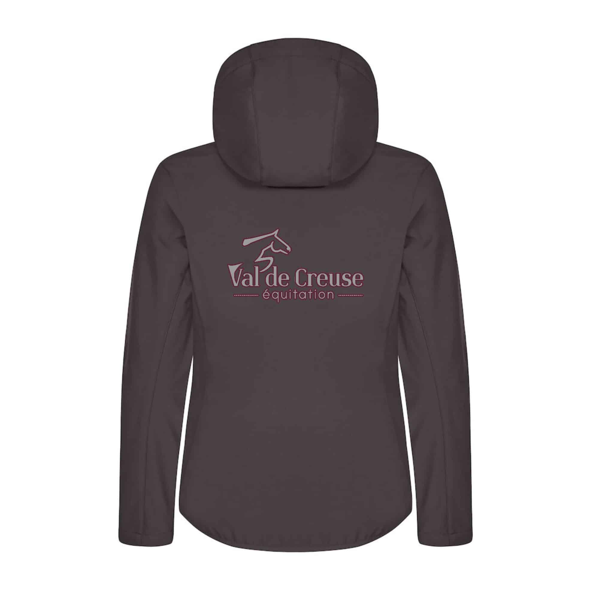 SOFTSHELL "Classic" (femme) - VAL DE CREUSE EQUITATION - Gris Anthracite - 0200917 – Image 3