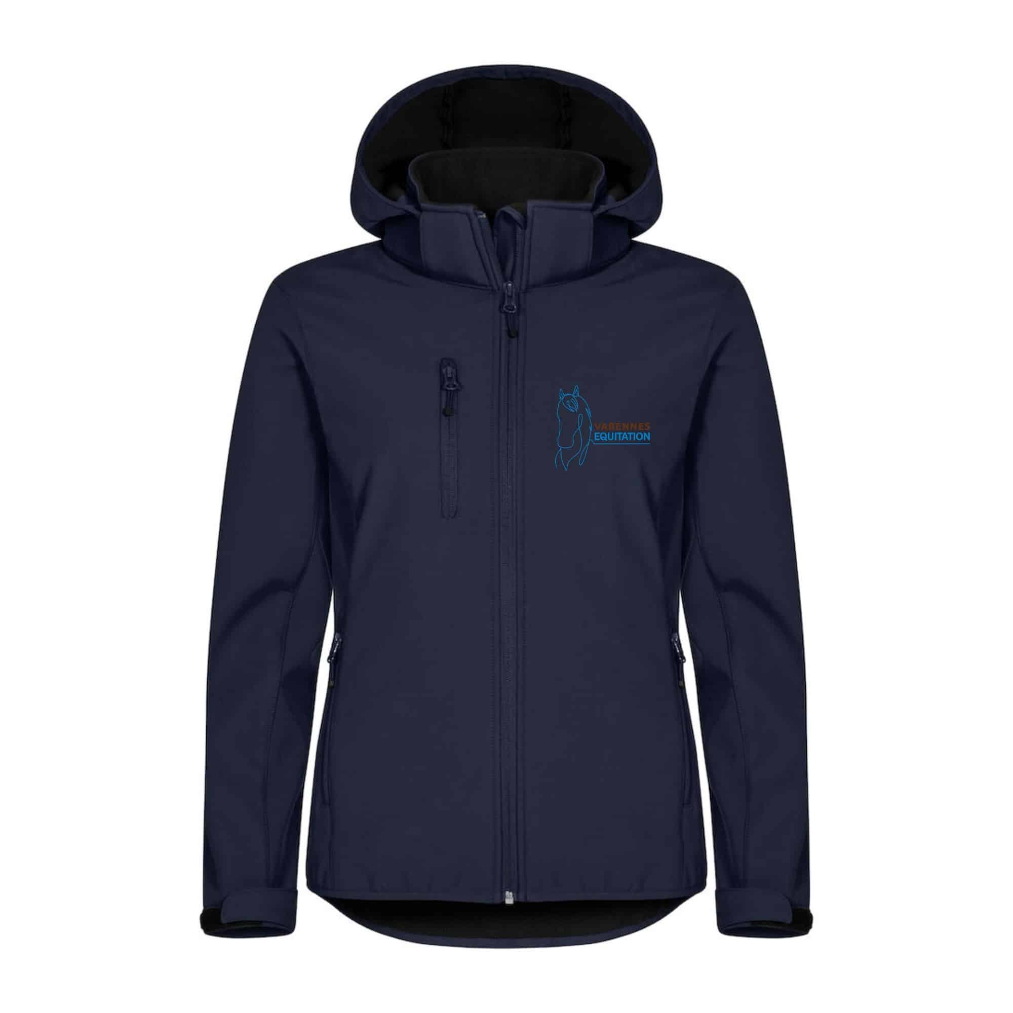 SOFTSHELL "Classic" (femme) - Varennes Équitation - Navy - 0200917