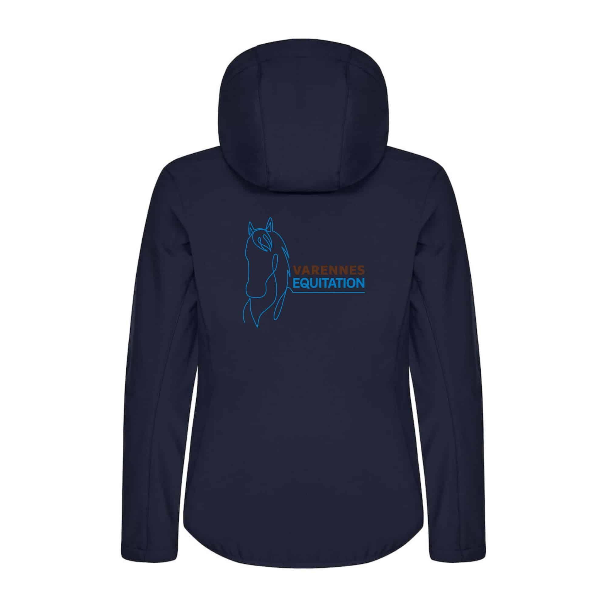 SOFTSHELL "Classic" (femme) - Varennes Équitation - Navy - 0200917 – Image 3