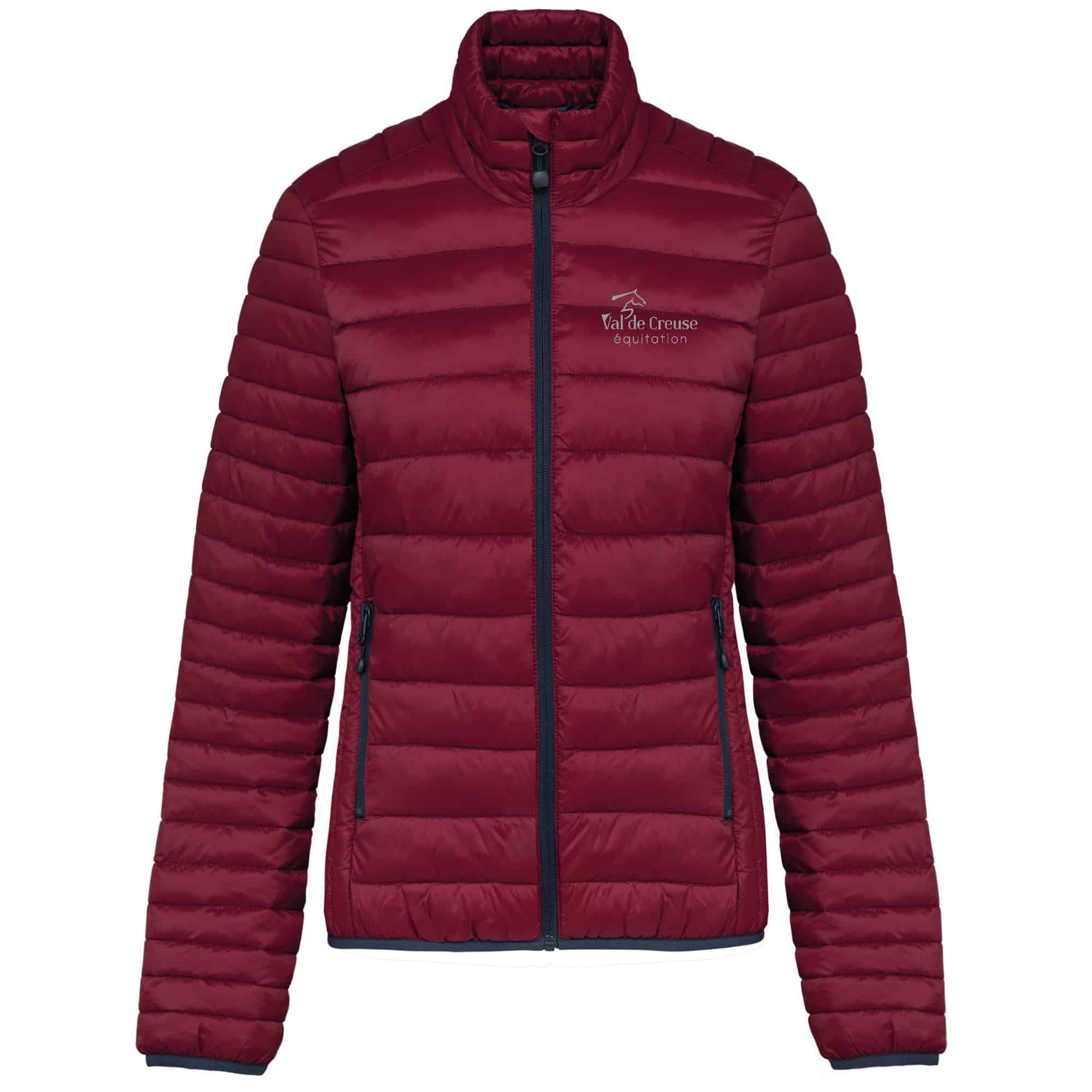 DOUDOUNE AVEC MANCHES (femme) - VAL DE CREUSE EQUITATION – Bordeaux - K6121