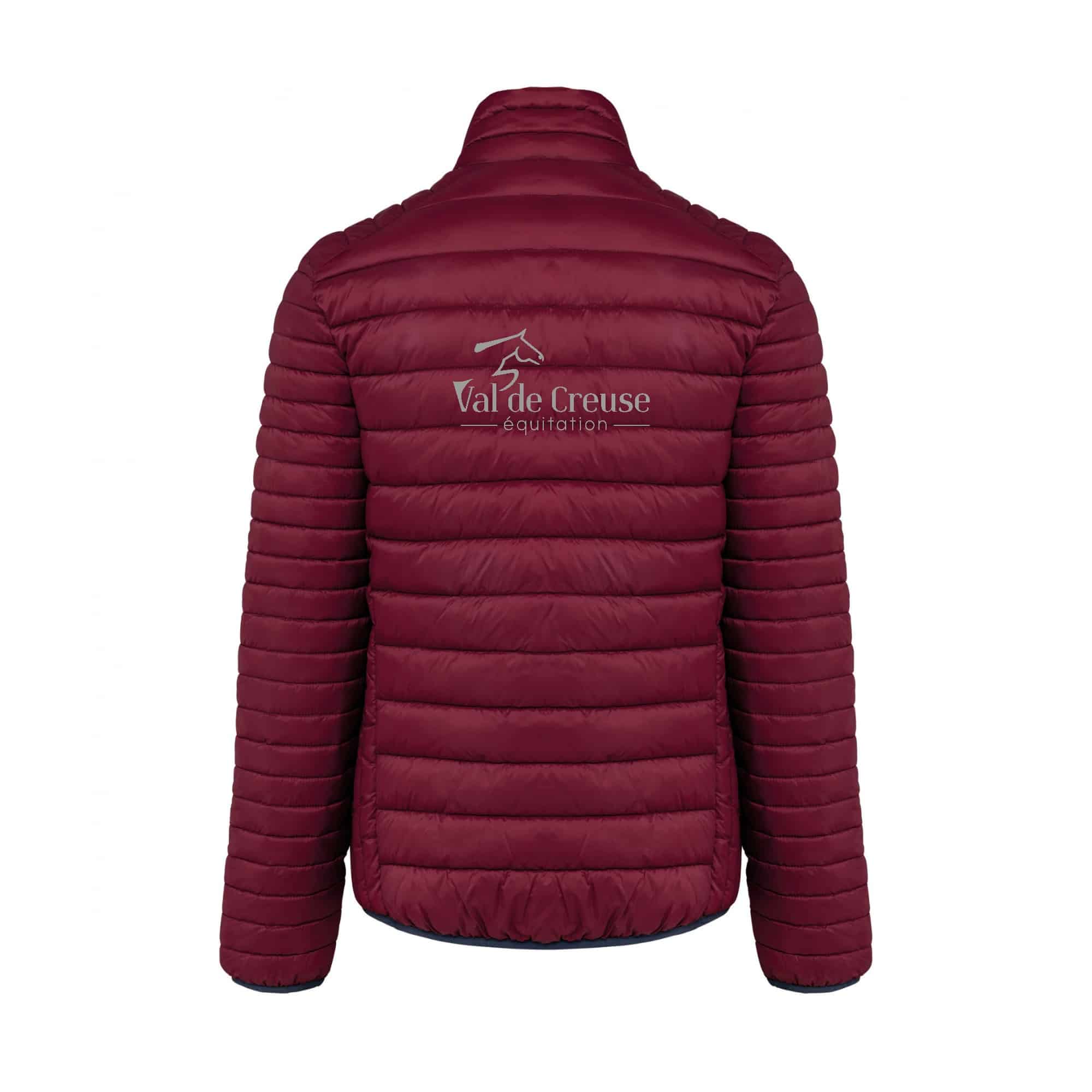 DOUDOUNE AVEC MANCHES (homme) - VAL DE CREUSE EQUITATION – Bordeaux - K6120 – Image 3