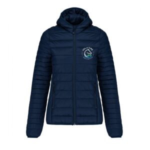 DOUDOUNE AVEC MANCHES ET CAPUCHE (femme) - Val de Vire Equitation - Navy - K6111