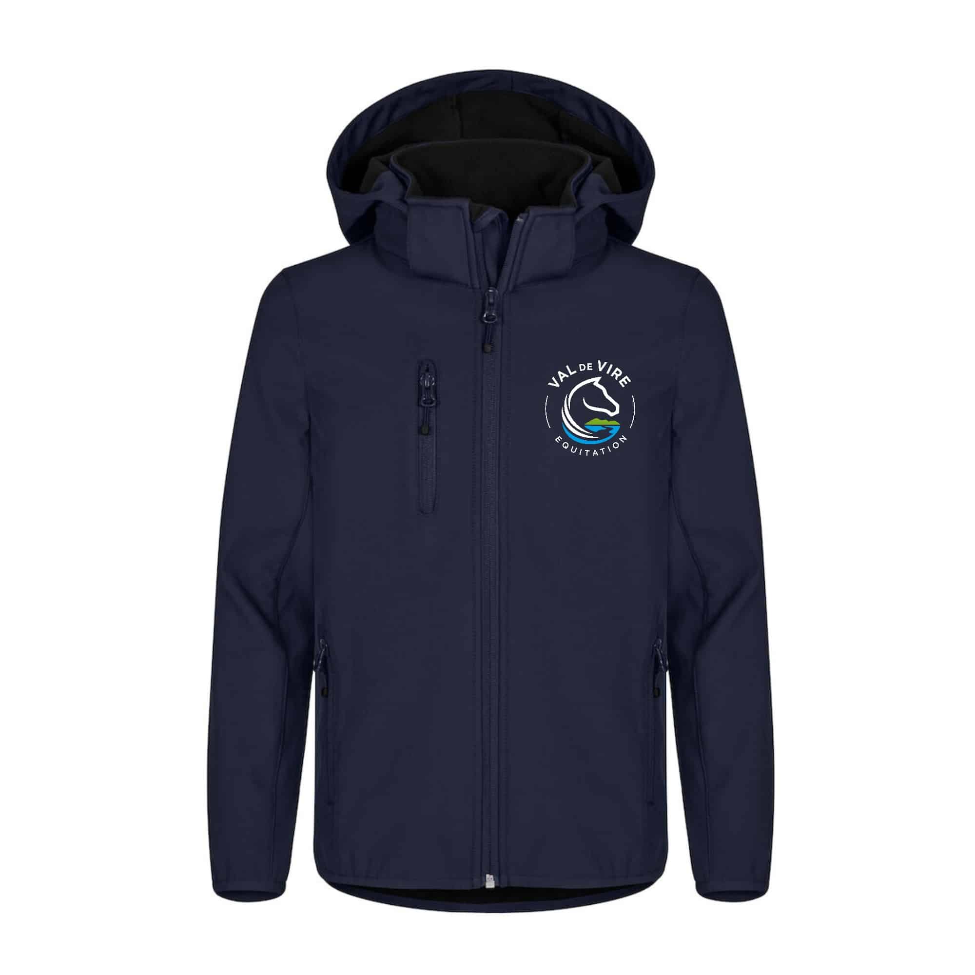 SOFTSHELL ''Classic'' (enfant) - Val de Vire Equitation - Navy - 0200909