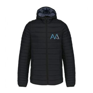 DOUDOUNE AVEC MANCHES ET CAPUCHE (homme) - EARL ECURIES VANCRAYELYNGHE - Noir - K6110