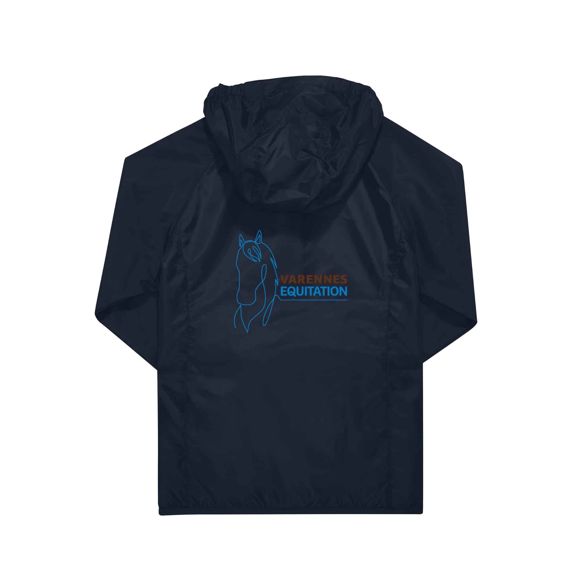 COUPE-VENT (enfant) - Varennes Équitation - Navy - BC631 – Image 3