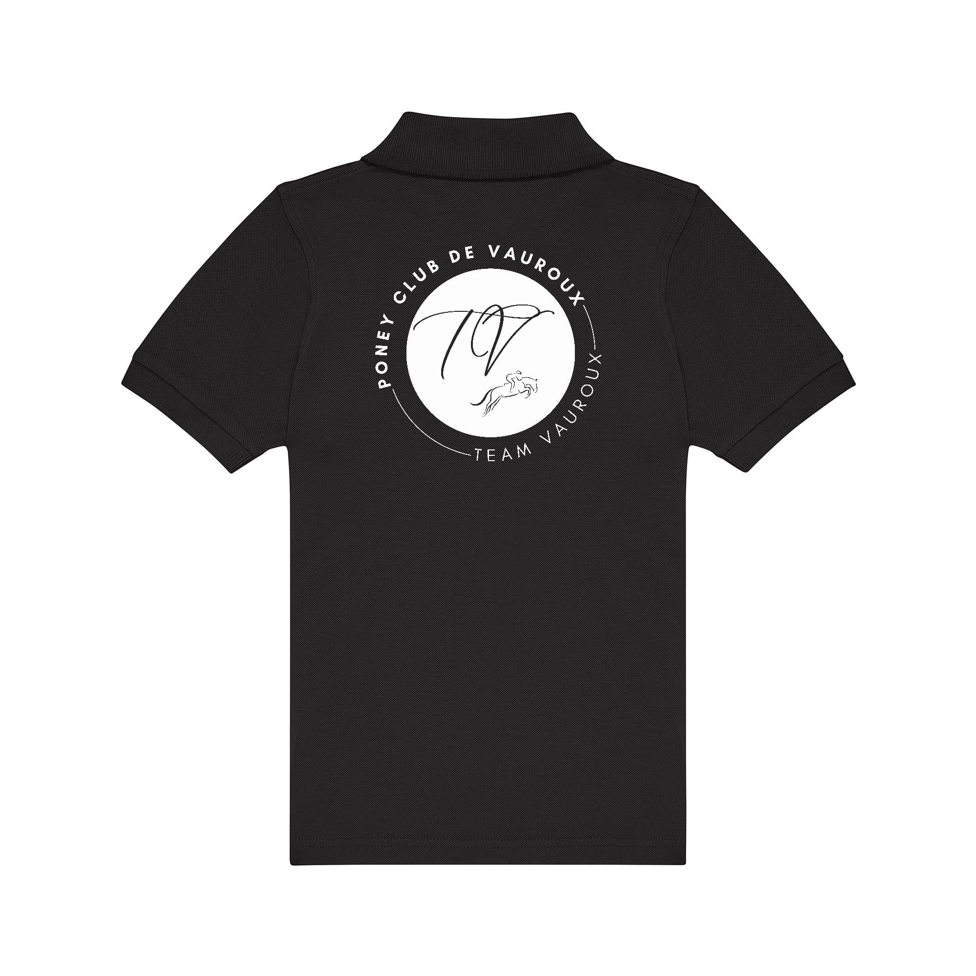 T-SHIRT (enfant) - Poney club de vauroux - Noir - BC03TK – Image 3