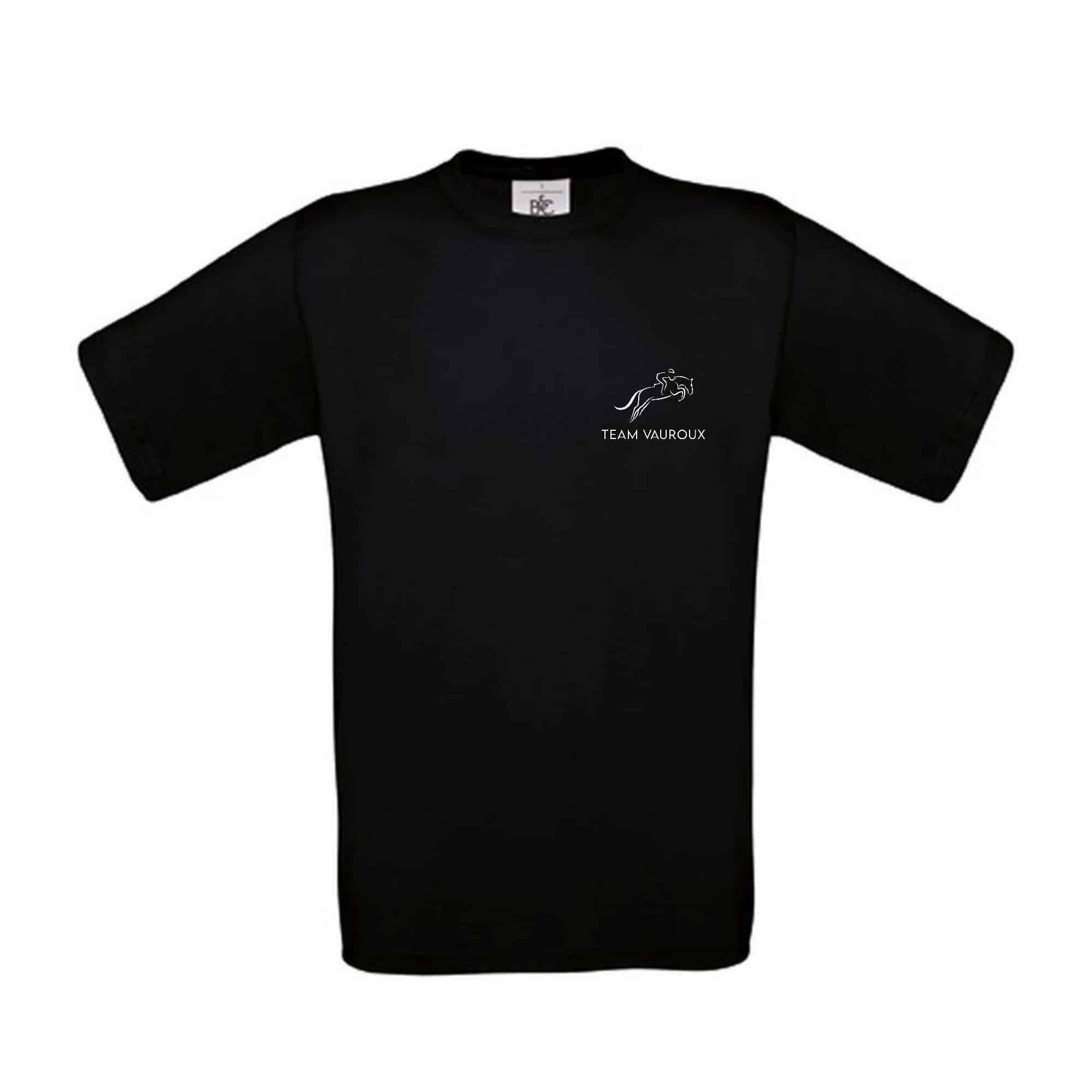 T-SHIRT (enfant) - Poney club de vauroux - Noir - BC03TK