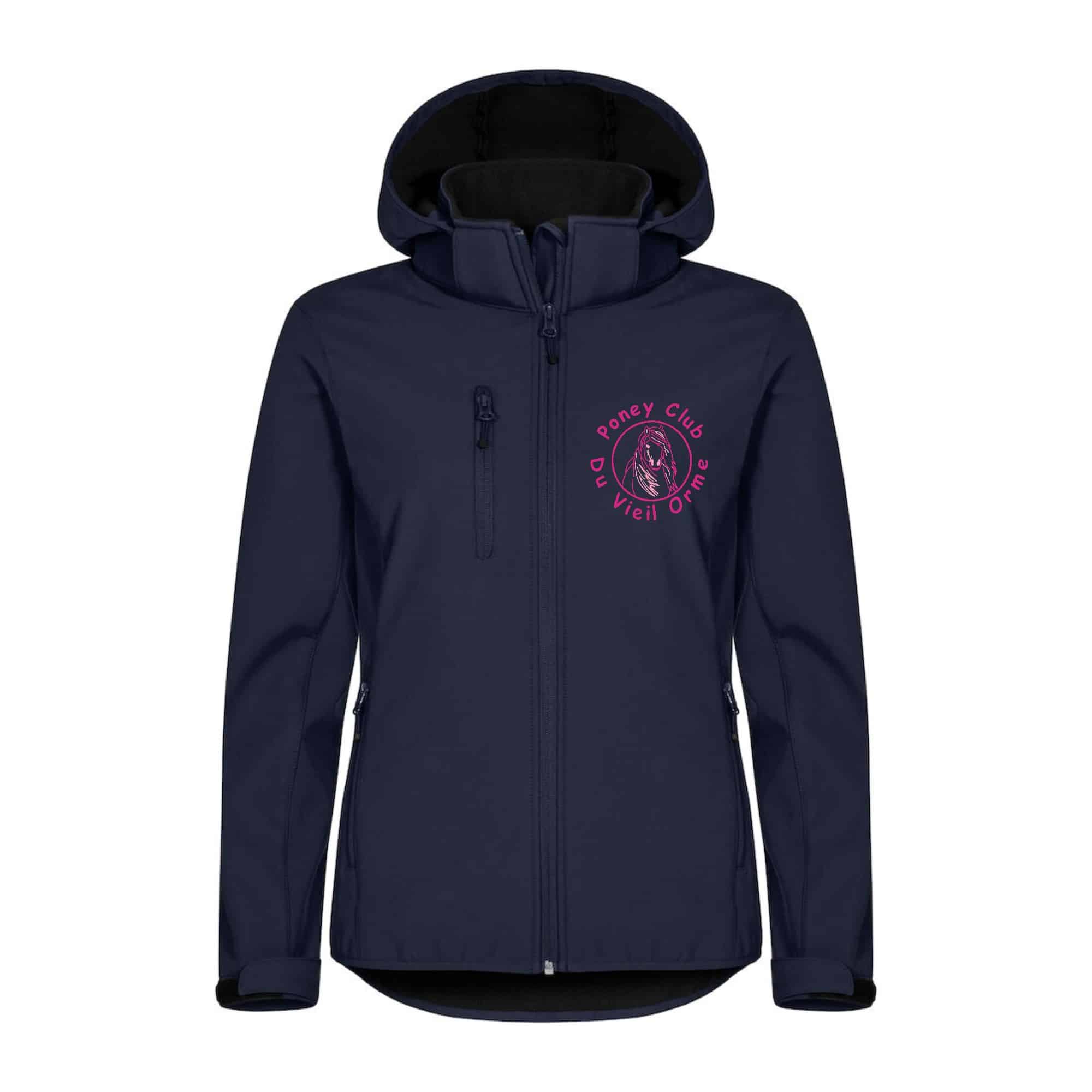 SOFTSHELL "Classic" (femme) - Poney club du vieil orme - Navy - 0200917