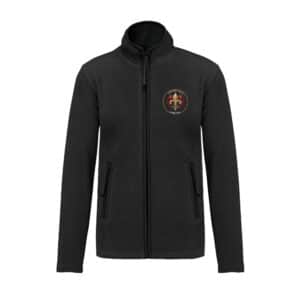 Veste micropolaire zippée (enfant) – Honneur au Ring - Noir – K920