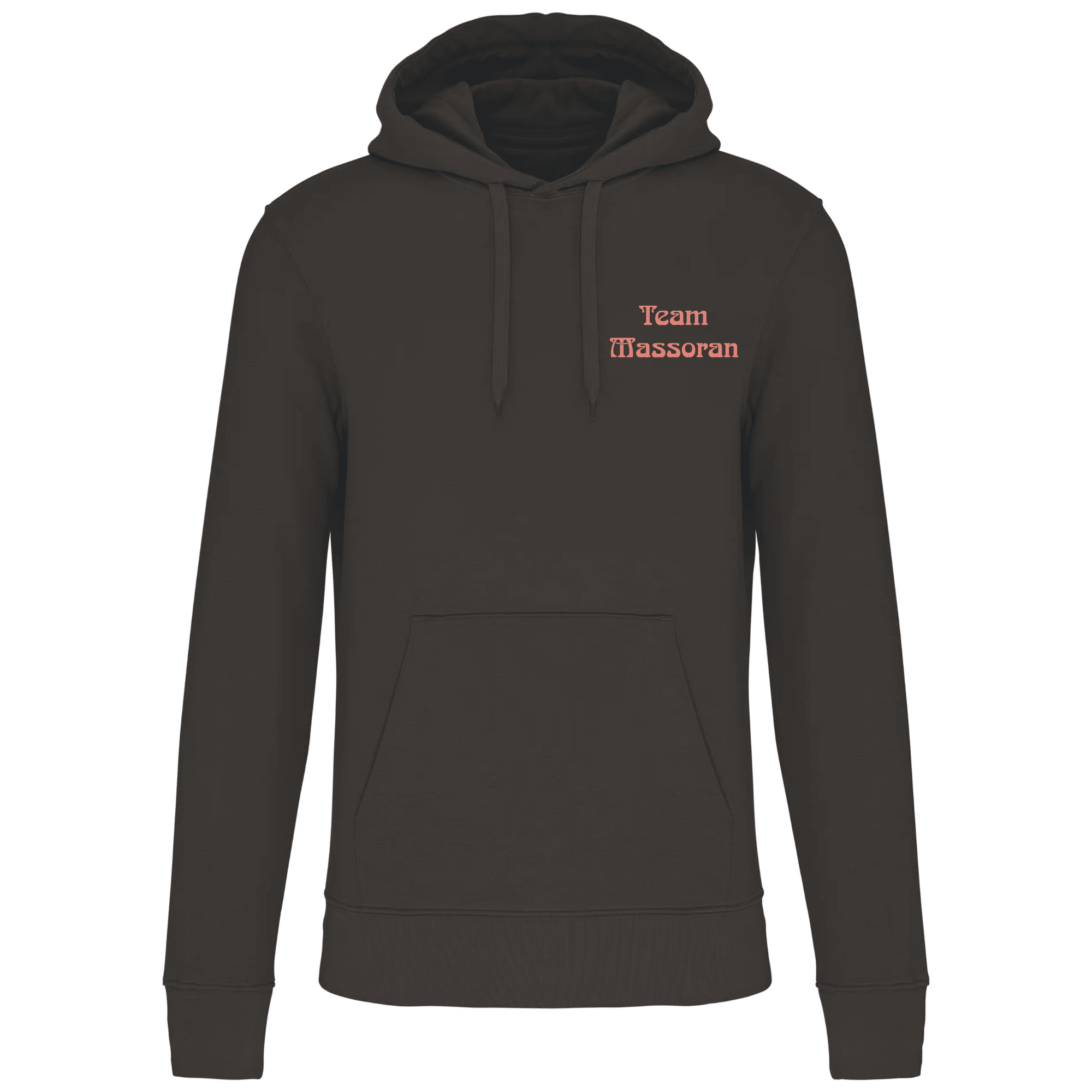 Sweat avec capuche et poche kangourou (homme) - Écuries de Massoran - Gris anthracite - K4027