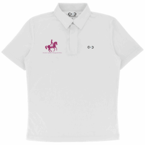 Polo de concours Riding World Romain (Enfant) - Association équestre de Dressage de la Bresse - Blanc - 962130