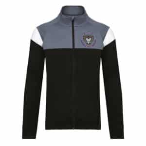 Veste de survêtement zippée (enfant) - Club roller hockey aubagne - Noir - PA391
