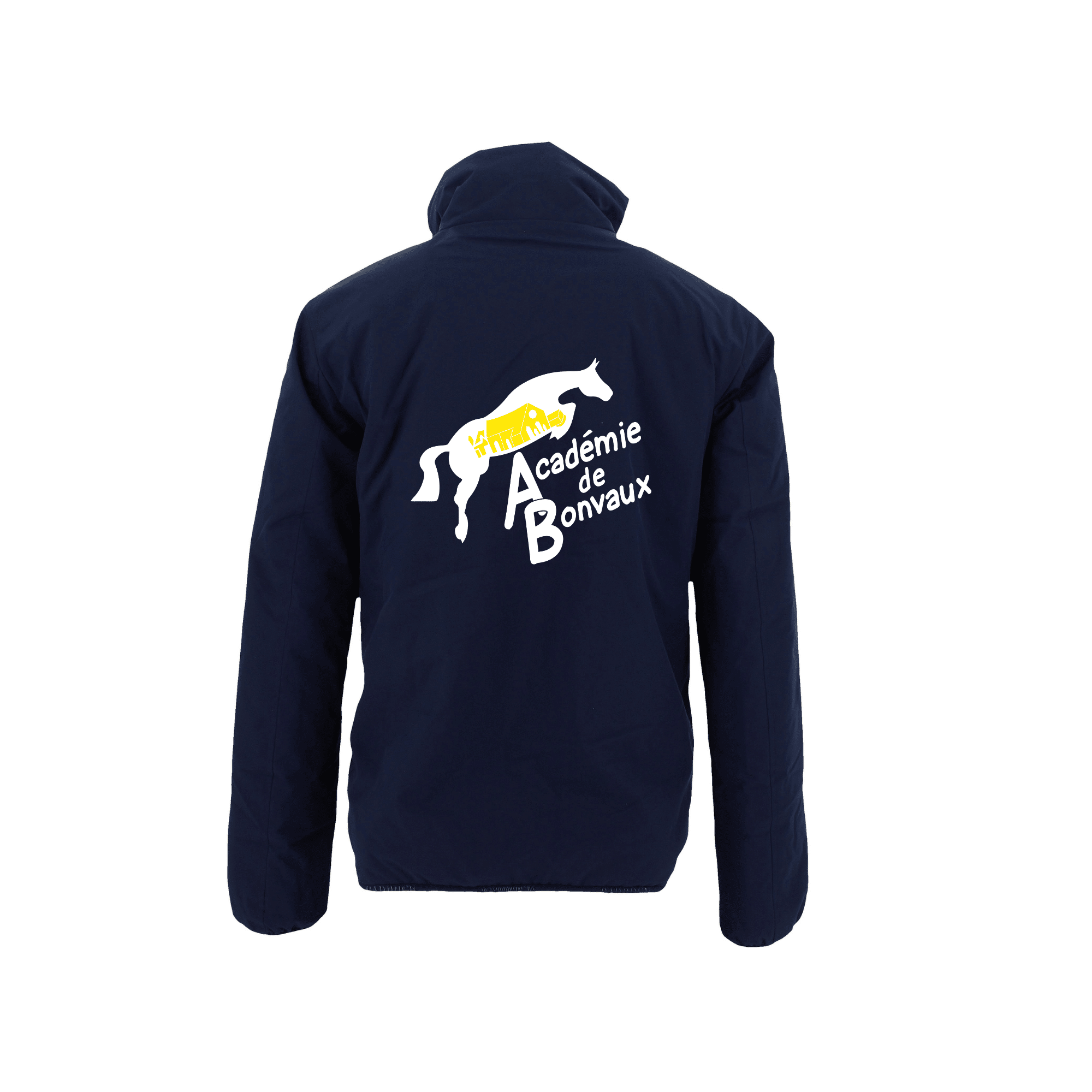 Blouson Paddock Sports Laffitte (Adulte) - Académie de Bonvaux - Navy - 978008 – Image 2