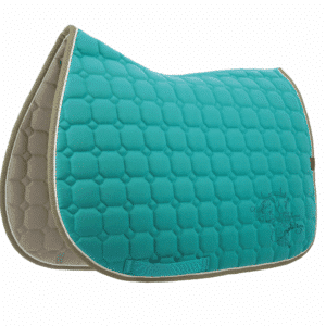 Tapis de selle Equithème "Orion" - Les Écuries Hopla Geiss - Turquoise - 20477