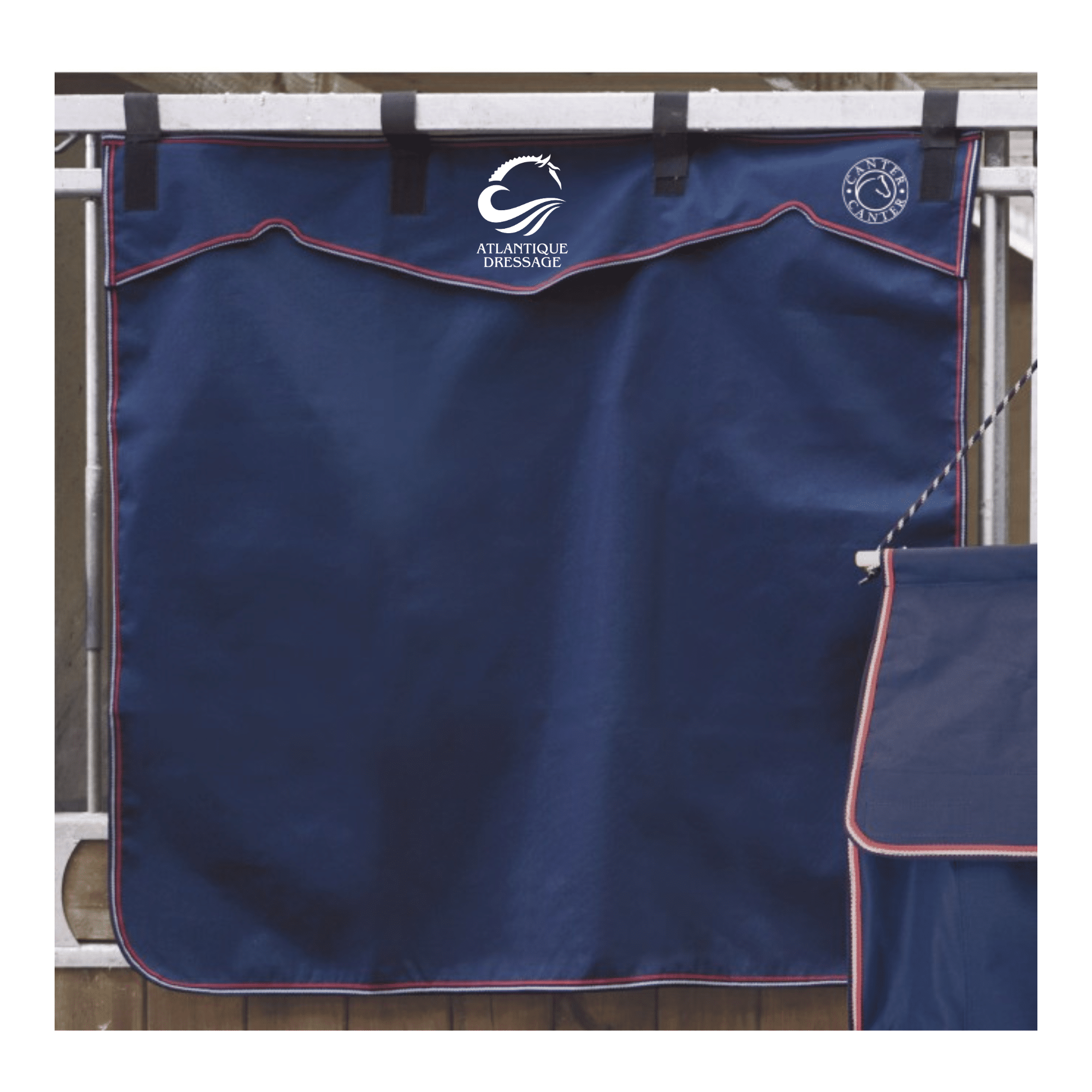 Rideau ou porte de box CANTER - Atlantique Dressage - Navy - RP002 – Image 2