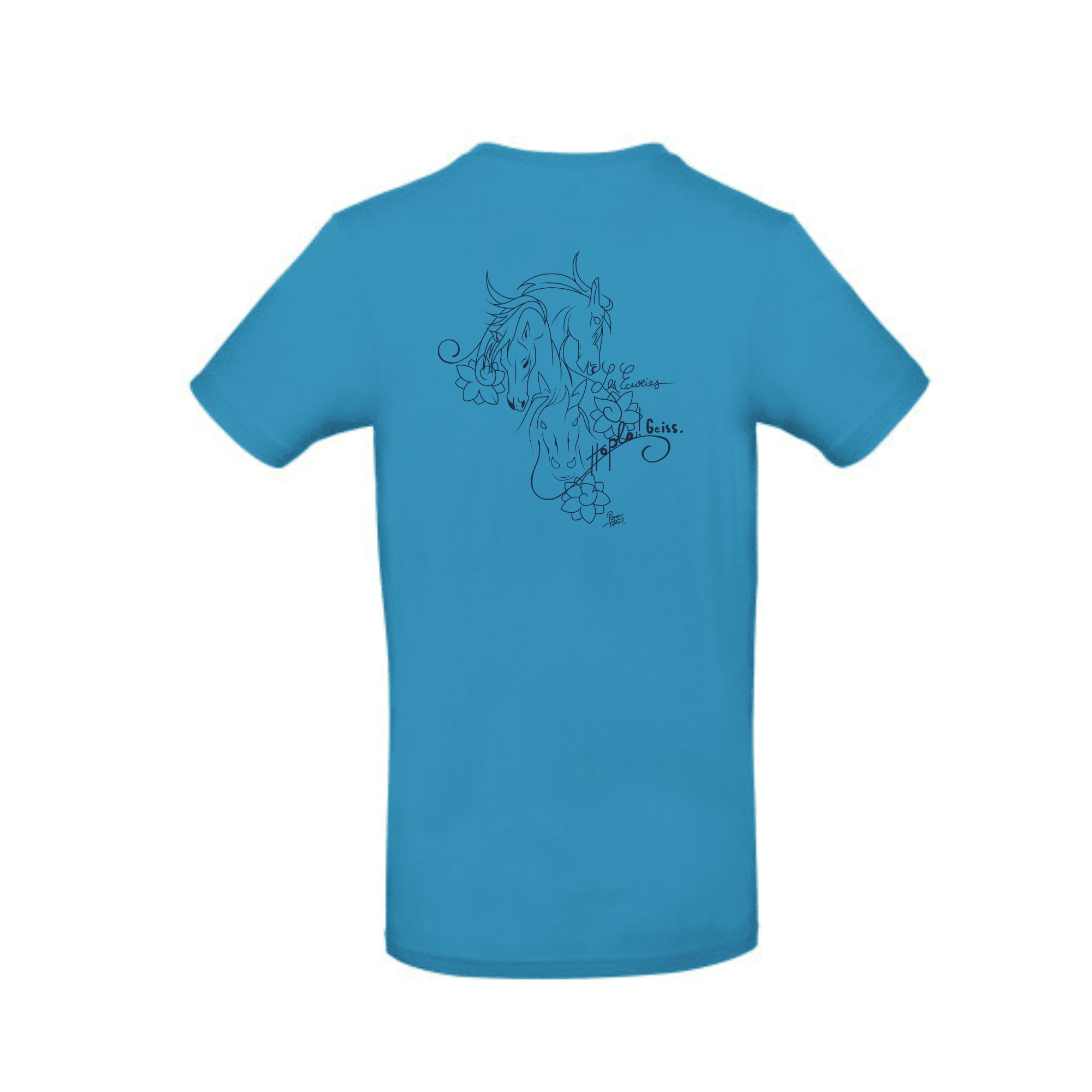 T-SHIRT (homme) - Les Écuries Hopla Geiss - BC03T – Image 3