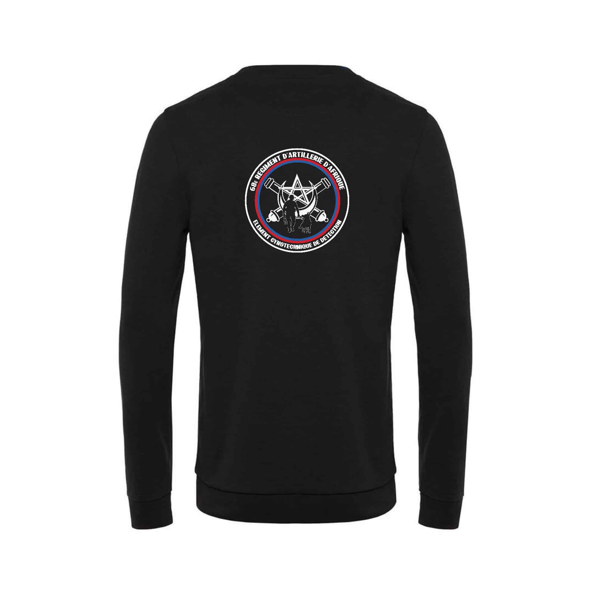 SWEAT COL ROND (femme) - 68RAA CYNOGROUPE - Noir - BCW01Q – Image 3