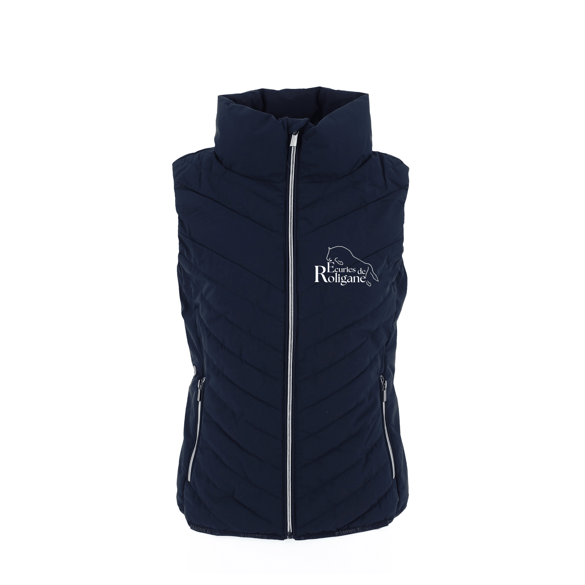 Gilet Paddock Sports Longueil (Adulte) - Ecuries de Roligane - Navy - 978629