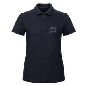Polo premium (femme) - Ecurie des 7 vallées - Navy - BCW463