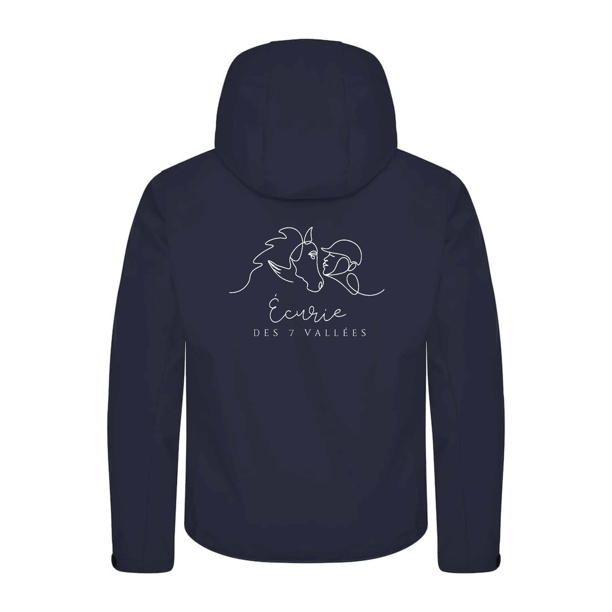 SOFTSHELL "Classic" (homme) - Ecurie des 7 vallées - Navy - 0200912 – Image 3