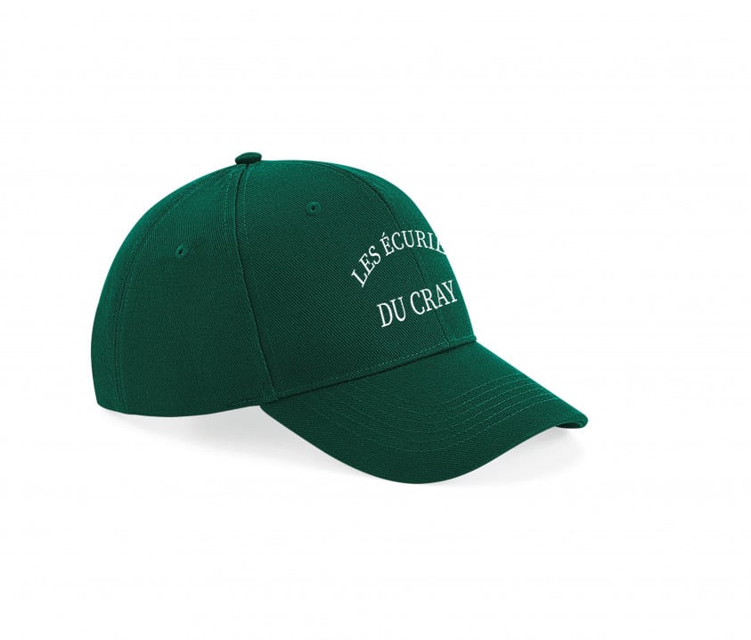 Casquette 6 panneaux - LES ECURIES DU CRAY - Vert - BF018