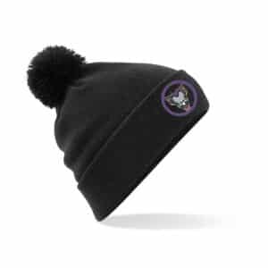 BONNET AVEC POMPOM - Club roller hockey aubagne - Noir - BF426