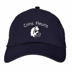 CASQUETTE - Association Les Crins Fleuris - Navy - BF015