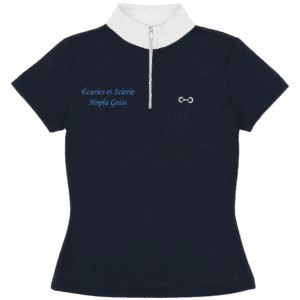 Polo de concours Riding World Roxane (Enfant) - Les Écuries Hopla Geiss - Navy - 962128