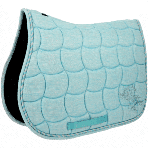 Tapis de selle Riding World Sunshine - Les Écuries Hopla Geiss - Bleu ciel - 204062
