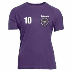 T-Shirt respirant (femme) - Club roller hockey aubagne - Violet - PK141