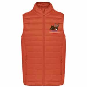 DOUDOUNE SANS MANCHES (femme) - Diane Villespassans et cébazan - Orange - K6114