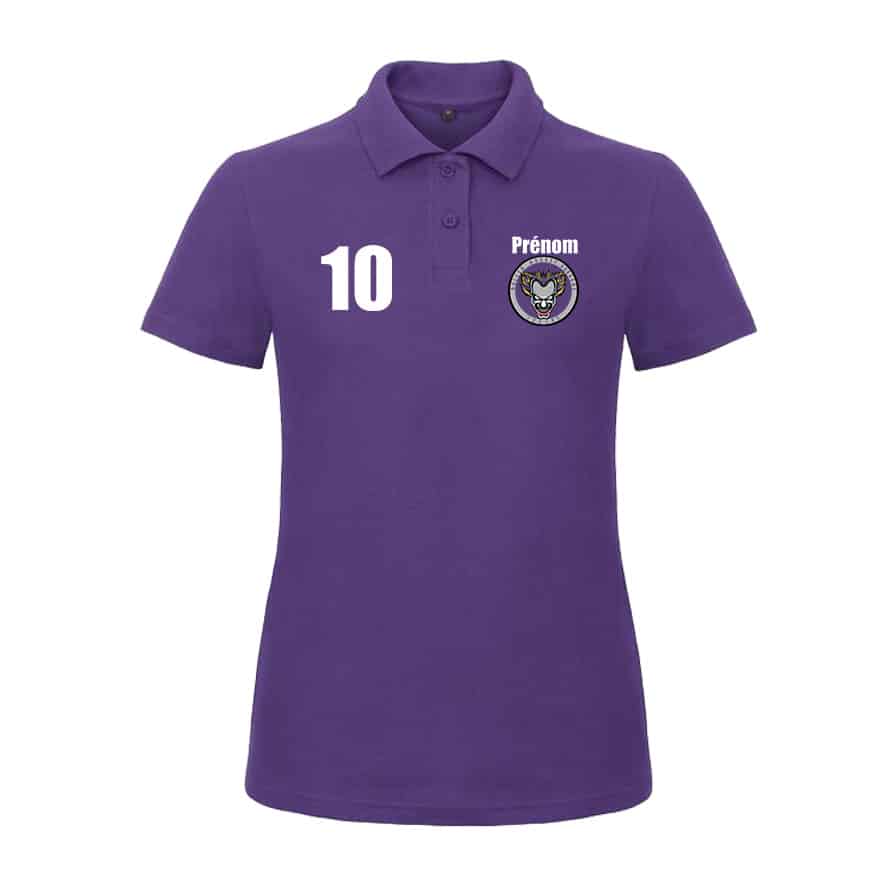 POLO (femme) - Club roller hockey aubagne - Violet - BCI1F